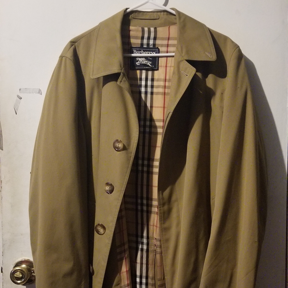 Burberry rain coat
